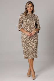 Модель 1303 кофейный (анималистический принт) Anastasia