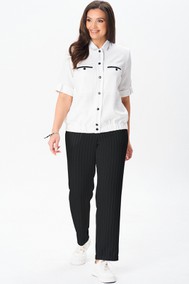 Модель 1079 белый+черный Vilena fashion