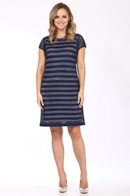 Модель 1355 Синий с белым Lady Style Classic