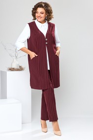 Модель 3-1759 бело-бордовый Romanovich