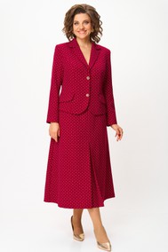 Модель 2140 бордовый в горох Svetlana Style