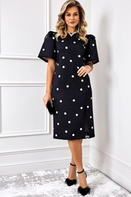 Модель 5888 черный в белый горох AGATTI