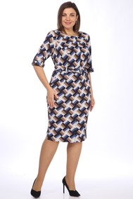 Модель 317/4 Синий с коричневым Lady Style Classic