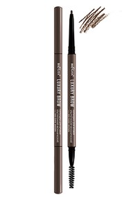 Карандаш для бровей ультратонкий механический LUXURY Brow тон 600 dark brown