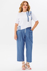 Модель 1370 сине-белый Michel Chic