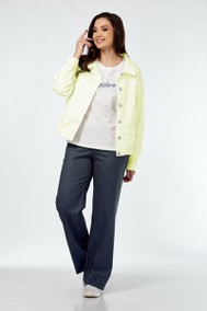 Модель 1319 лимонный  с синим Милора-стиль