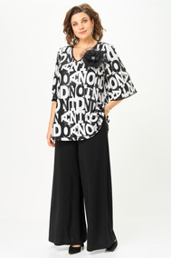 Модель 5035 черно-белый буквы Svetlana Style