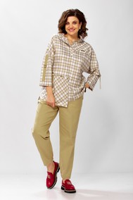 Модель 1438 песочный/клетка Милора-стиль