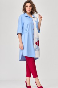 Модель 13591 голубой+красный Sandyna