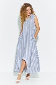 Модель 683 серо-синий+белый Euromoda