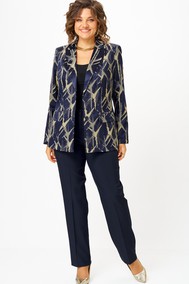 Модель 412-314/596-279 синий+золото БелЭльСтиль