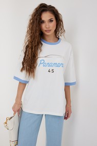 Модель 4394 белый+голубой  Vesnaletto