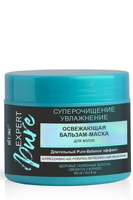 EXPERT PURE Освежающая бальзам-маска для волос СУПЕРОЧИЩЕНИЕ и УВЛАЖНЕНИЕ