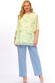 Модель 2465/1 лимонный, голубой Элль-стиль