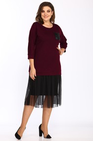 Модель 1457/3 Черный с бордовым Lady Style Classic