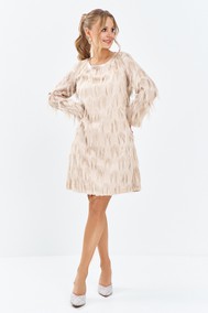 Модель 648 бежево-золотистый Euromoda