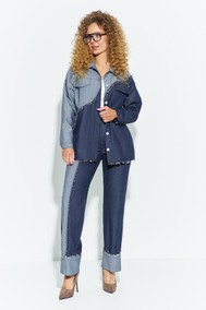 Модель 687 синий Euromoda