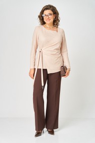 Модель 1643 Бежевый, Коричневый Орхидея Люкс