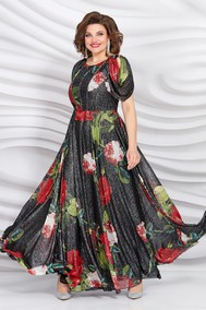 Модель 5331 цветы на черном Mira Fashion