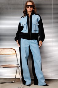 Модель 6109 черный с голубым INVITE