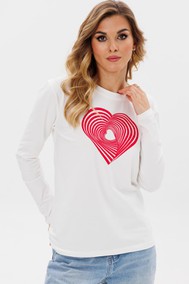 Модель S026 белый-красный PRATA wear