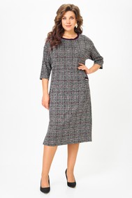 Модель 2191 бордо+серый+клетка Michel Chic