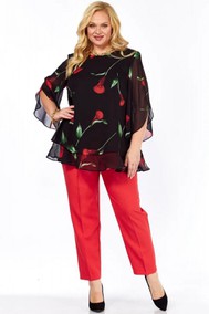 Модель 2213.11 черный, красный Элль-стиль