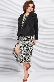 Модель 5395 черный+белый Mira Fashion