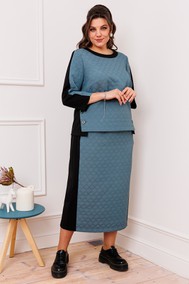 Модель 2-2771 чёрный/бирюза Romanovich