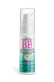 B B-Collagen тональный крем для лица тон 02 натуральный бежевый 25 мл