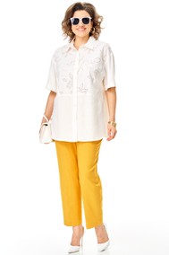 Модель М-1446 молочный+желтый Карина Делюкс