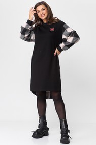 Модель 2159 чёрный + клетка Michel Chic
