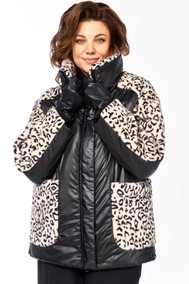 Модель 7294 черный+леопардовый мех Lady Secret