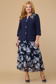Модель 1702 синий+цветы Svetlana Style