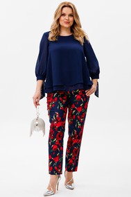 Модель 1390 сине-розовый Michel Chic