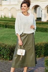 Модель 25933 молочно-салатовый, хаки VITTORIA QUEEN