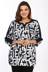 Модель 2202/2 Темно-синий с серым Буквы Lady Style Classic