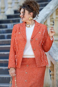 Модель 22593 меланж оранжевый VITTORIA QUEEN