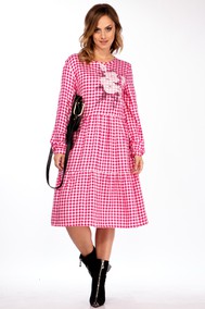 Модель 2107 розовый, клетка Michel Chic
