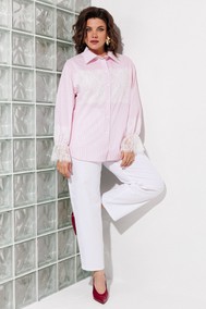 Модель 1352 розовый+полоска Anastasia MAK