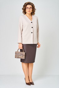 Модель 1147 беж+шоколад Vilena fashion