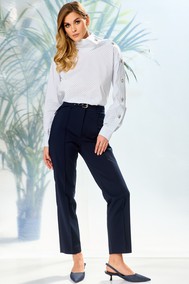 Модель L-292 голубойв полоску+синий LAIKONY