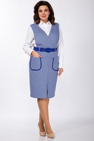 Модель 982 белый+василек Vilena fashion