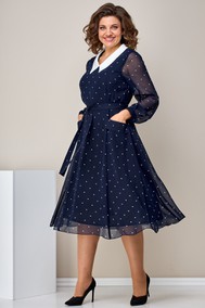 Модель 2399 темно-синий+горох Moda-Versal