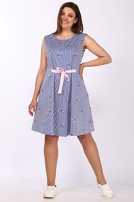 Модель 1278-1 Синий с розовым Lady Style Classic