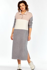 Модель 1075 серый+пудра+молоко BAGIRA