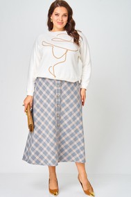 Модель 2188 молочный с голубым Danaida