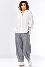 Модель 2157 джинсово-белый Диамант