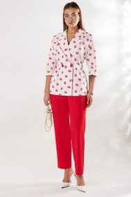 Модель 1333 бело-красный Anastasia