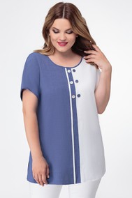 Модель 2457М синий+белый Дали